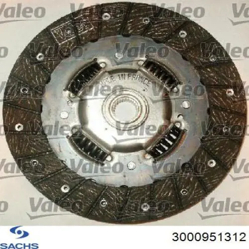 Комплект сцепления (3 части) Sachs 3000951312 цена, от 107.19 USD