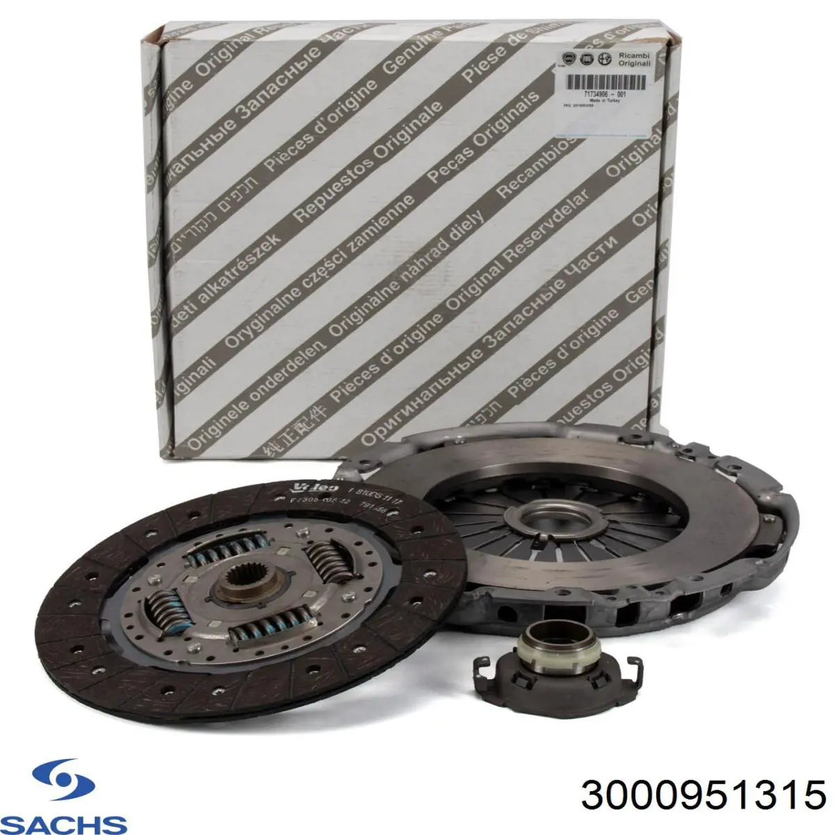 Комплект сцепления (3 части) Sachs 3000951315 цена, от 199.71 USD
