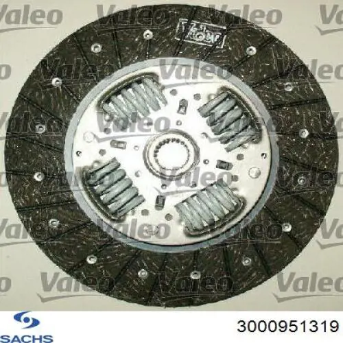 Комплект сцепления (3 части) Sachs 3000951319 цена, от 167.43 USD