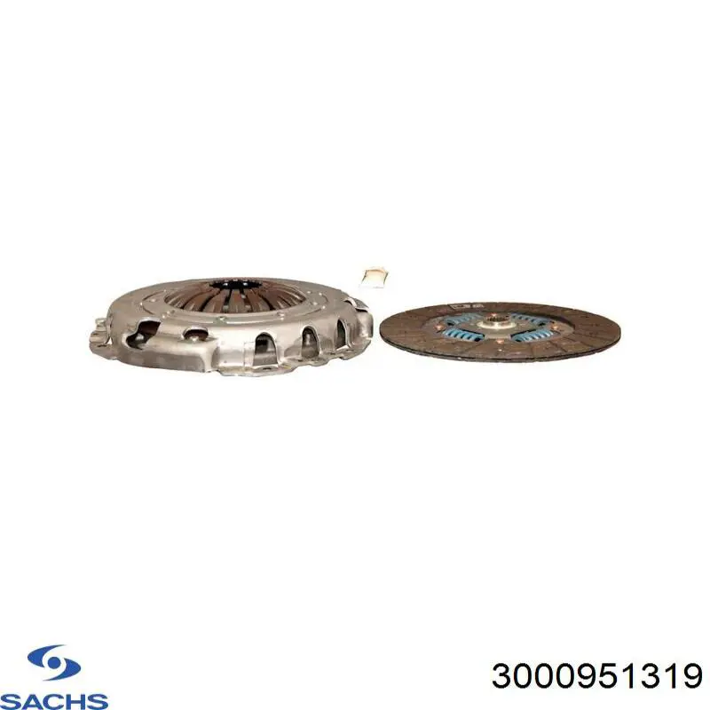 Купить 3000951319 Sachs Комплект сцепления (диск, корзина, подшипник)