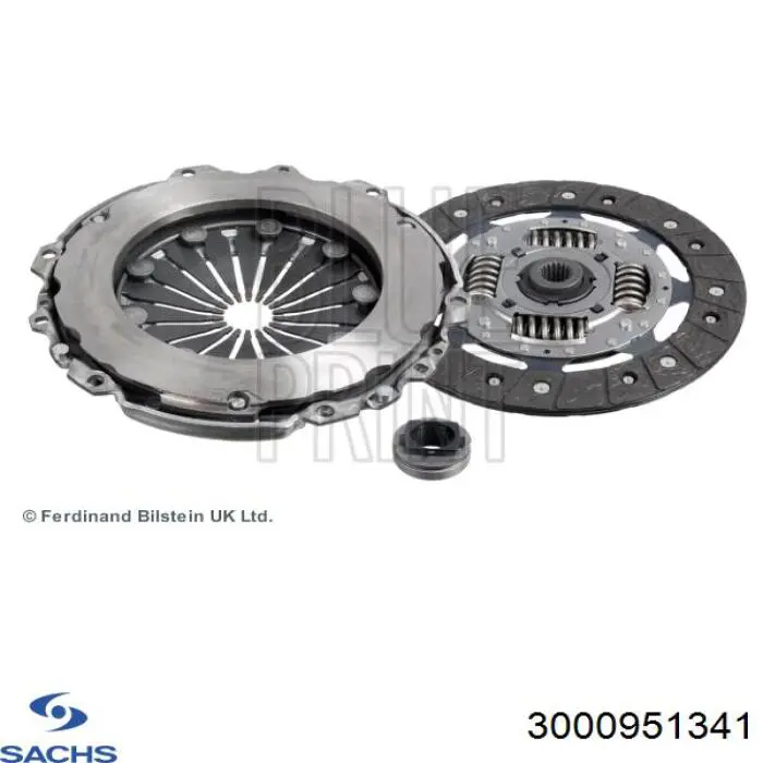 Комплект сцепления (3 части) Sachs 3000951341 цена, от 138.66 USD