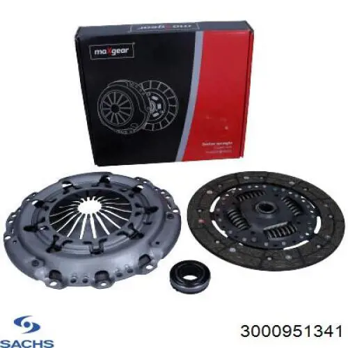 Купить 3000951341 Sachs Комплект сцепления (диск, корзина, подшипник)
