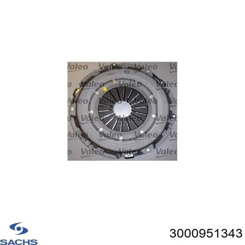 Комплект сцепления (3 части) Sachs 3000951343 цена, от 241.54 USD