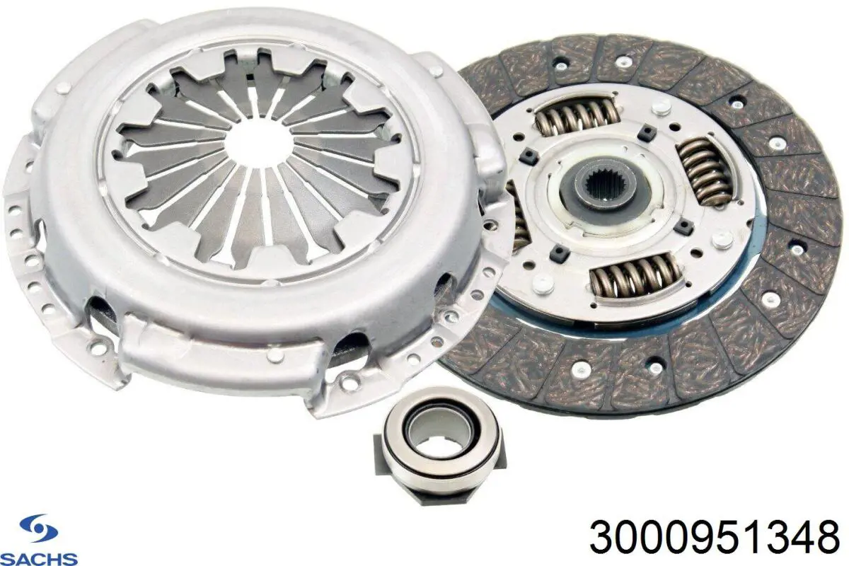 Комплект сцепления (3 части) Sachs 3000951348 цена, от 63.23 USD