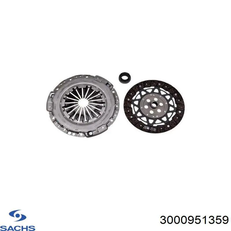Купить 3000951359 Sachs Комплект сцепления (диск, корзина, подшипник)