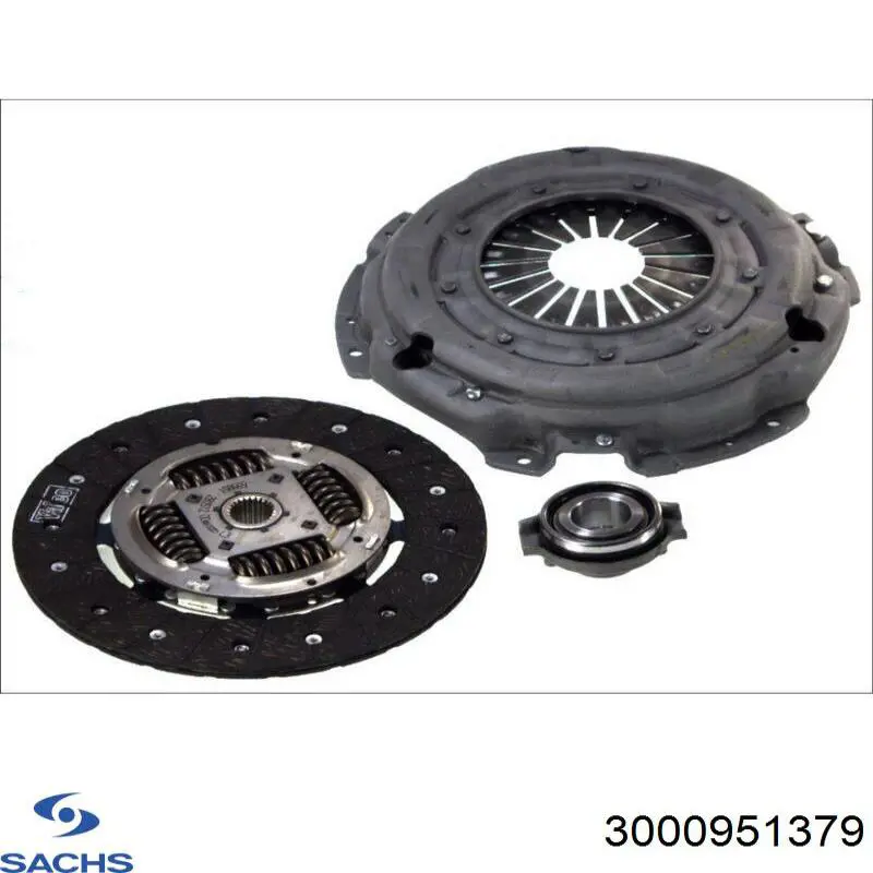 Комплект сцепления (3 части) Sachs 3000951379 цена, от 345.90 USD