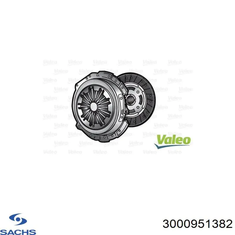Комплект сцепления Sachs 3000951382