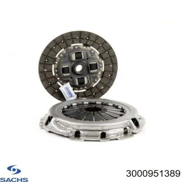 Комплект сцепления (3 части) Sachs 3000951389 цена, от 145.56 USD