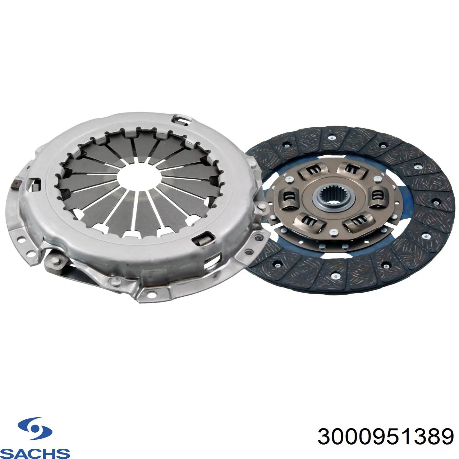 Купить 3000951389 Sachs Комплект сцепления (диск, корзина, подшипник)