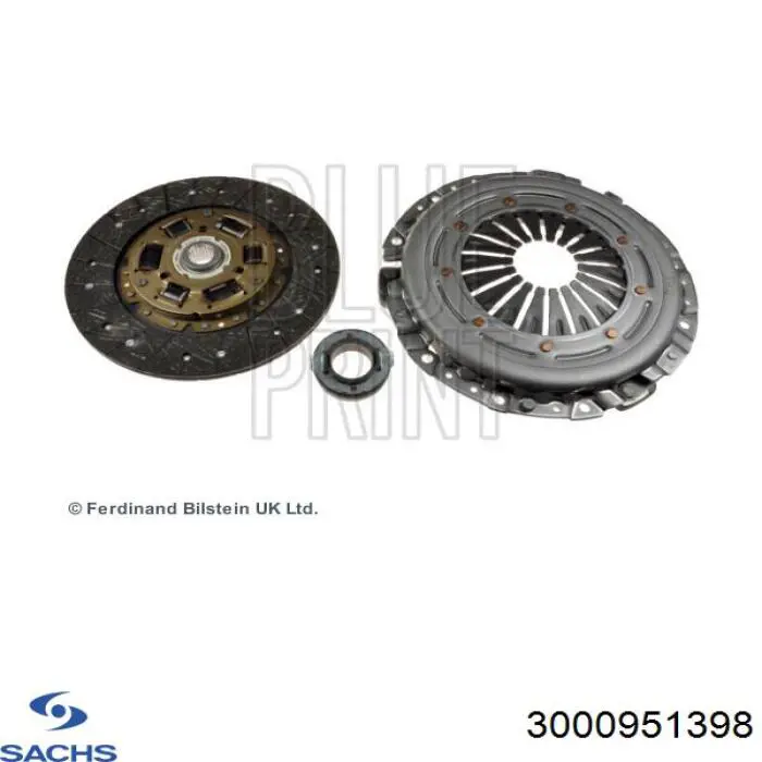 Купить 3000951398 Sachs Комплект сцепления (диск, корзина, подшипник)