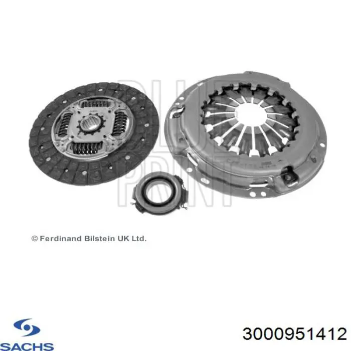 Комплект сцепления (3 части) Sachs 3000951412 цена, от 151.45 USD