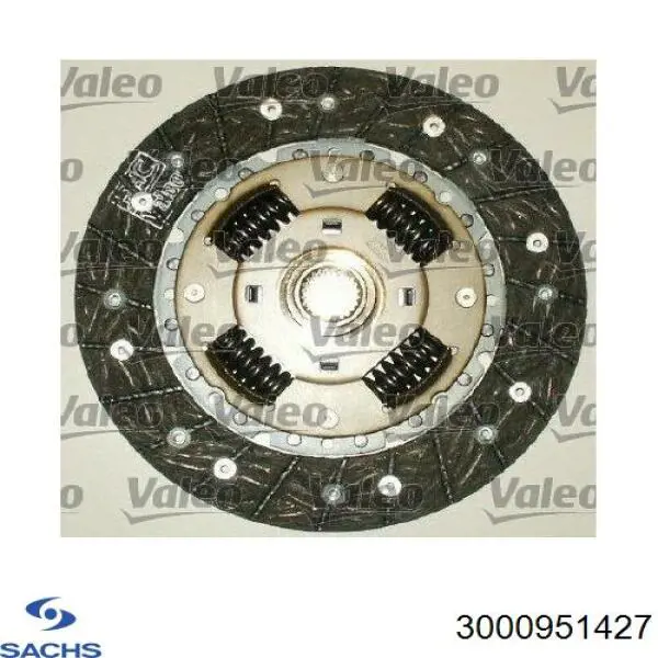 Комплект сцепления (3 части) Sachs 3000951427 цена, от 83.12 USD