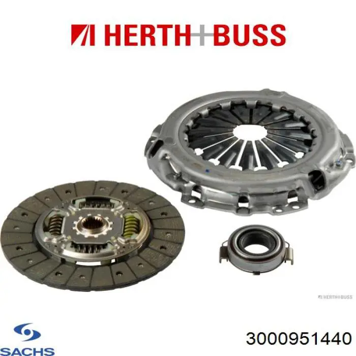 Купить 3000951440 Sachs Комплект сцепления (диск, корзина, подшипник)