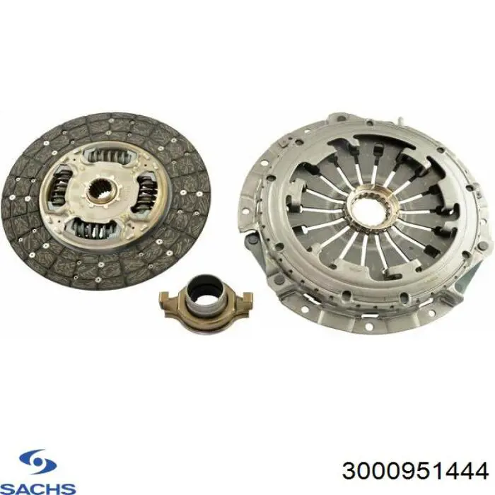 Купить 3000951444 Sachs Комплект сцепления (диск, корзина, подшипник)