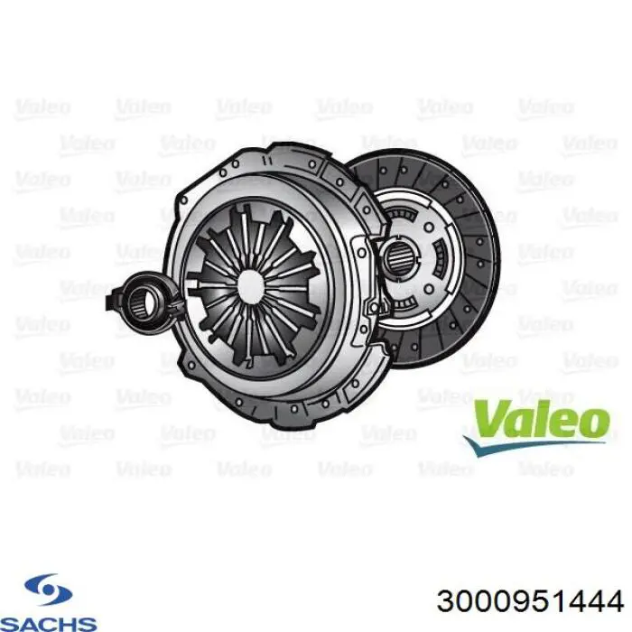 Комплект сцепления (3 части) Sachs 3000951444 цена, от 302.94 USD