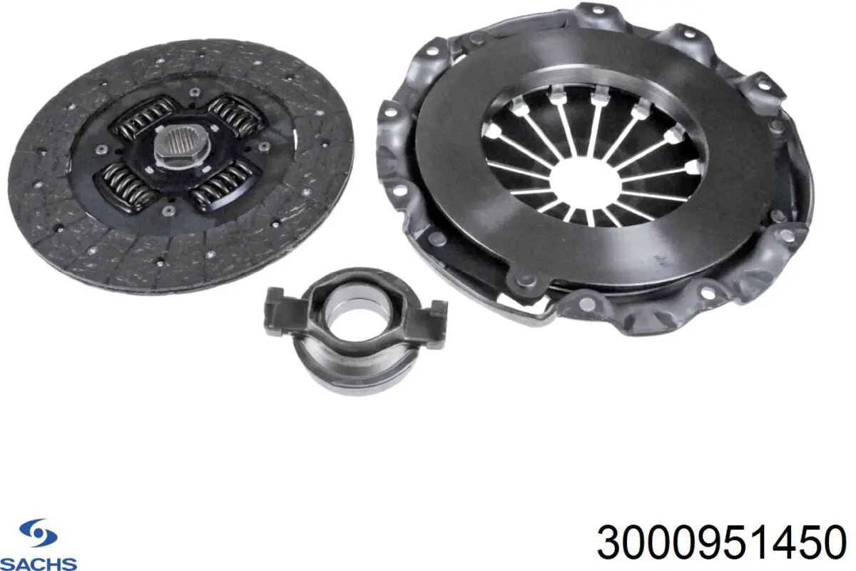 Комплект сцепления (3 части) Sachs 3000951450 цена, от 162.31 USD