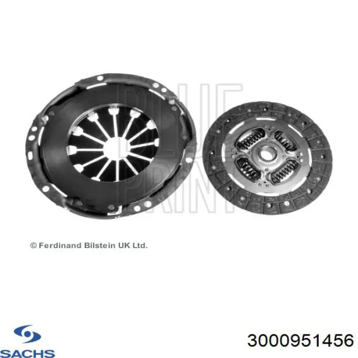 Комплект сцепления (3 части) Sachs 3000951456 цена, от 126.79 USD