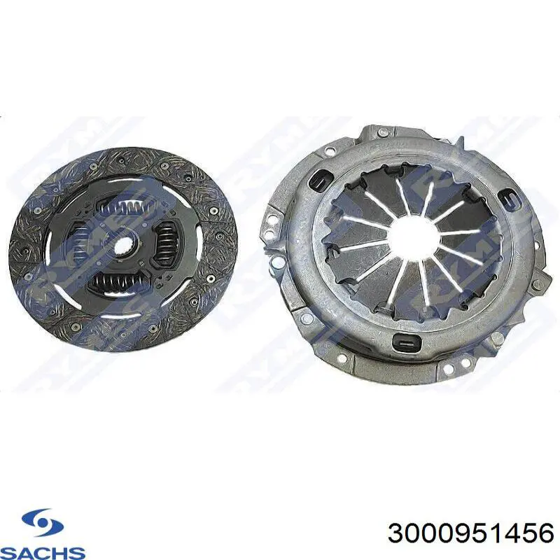 Купить 3000951456 Sachs Комплект сцепления (диск, корзина, подшипник)
