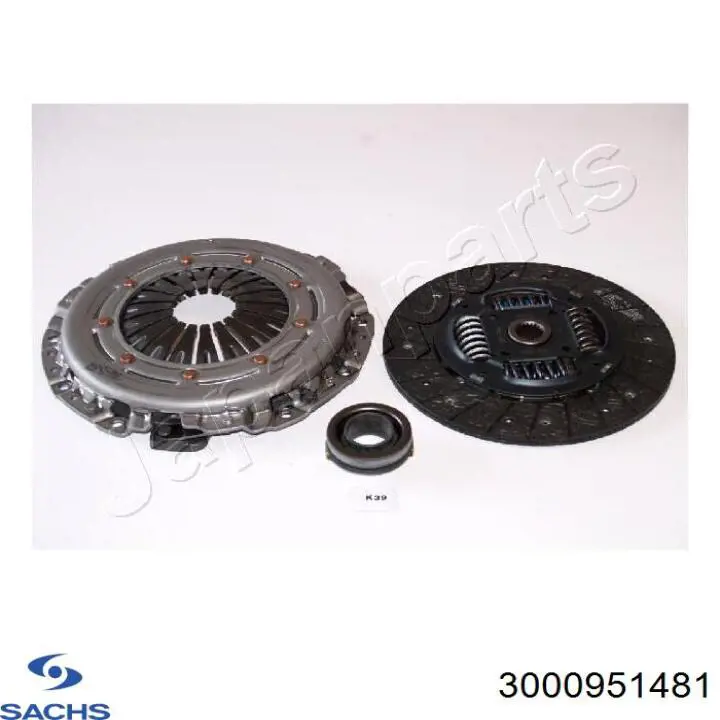 Комплект сцепления (3 части) Sachs 3000951481 цена, от 232.96 USD
