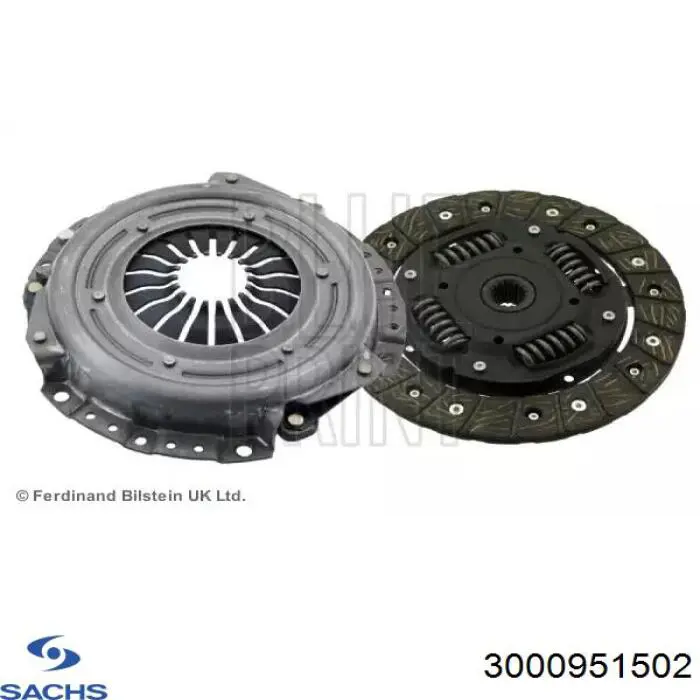 Купить 3000951502 Sachs Комплект сцепления (диск, корзина, подшипник)