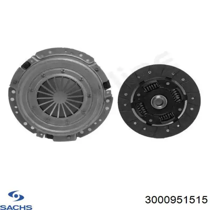 Купить 3000951515 Sachs Комплект сцепления (диск, корзина, подшипник)