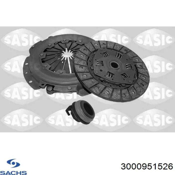 Комплект сцепления (3 части) Sachs 3000951526 цена, от 86.88 USD