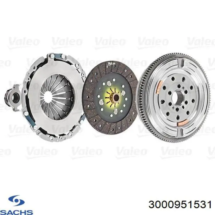 Купить 3000951531 Sachs Комплект сцепления (диск, корзина, подшипник)