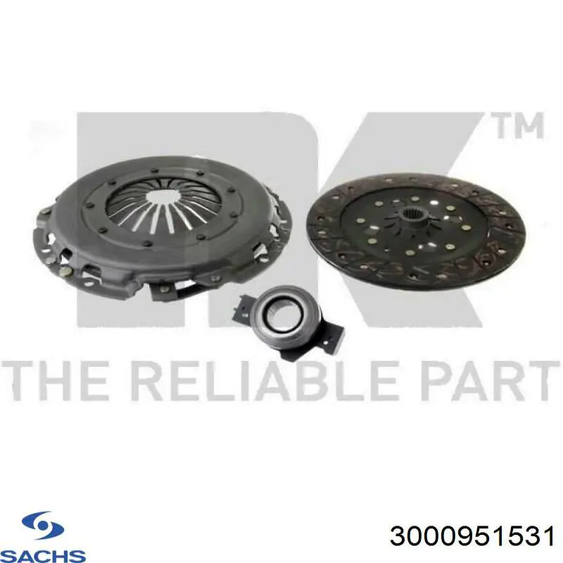Сцепление 3000951531 Sachs