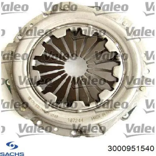 Купить 3000951540 Sachs Комплект сцепления (диск, корзина, подшипник)