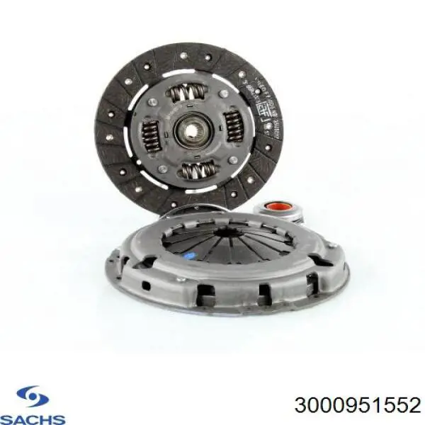 Купить 3000951552 Sachs Комплект сцепления (диск, корзина, подшипник)