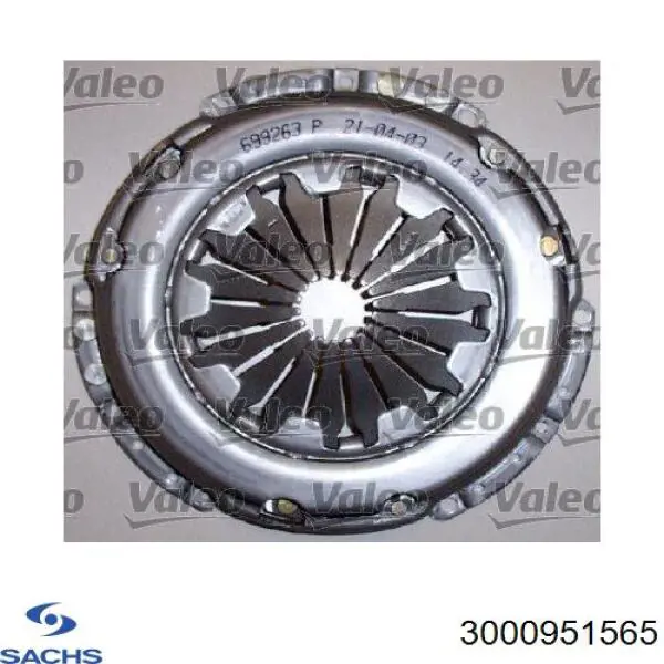 Комплект сцепления (3 части) Sachs 3000951565 цена, от 142.85 USD
