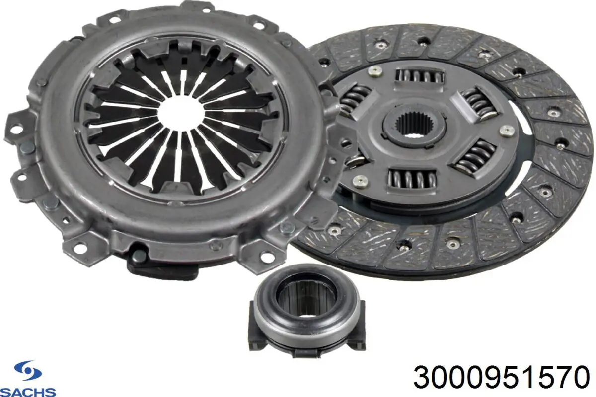 3000951570 Sachs kit de embraiagem (3 peças)