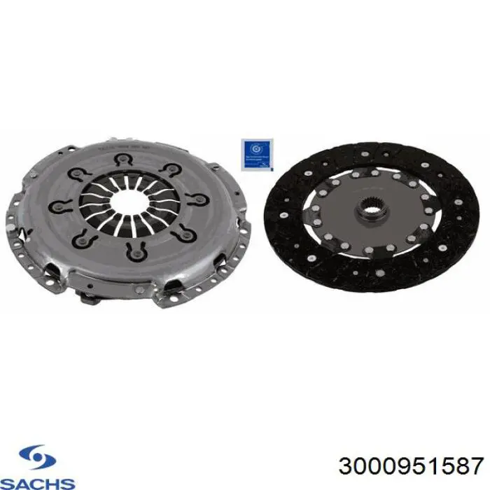 Купить 3000951587 Sachs Комплект сцепления (диск, корзина, подшипник)