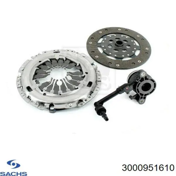 Купить 3000951610 Sachs Комплект сцепления (диск, корзина, подшипник)