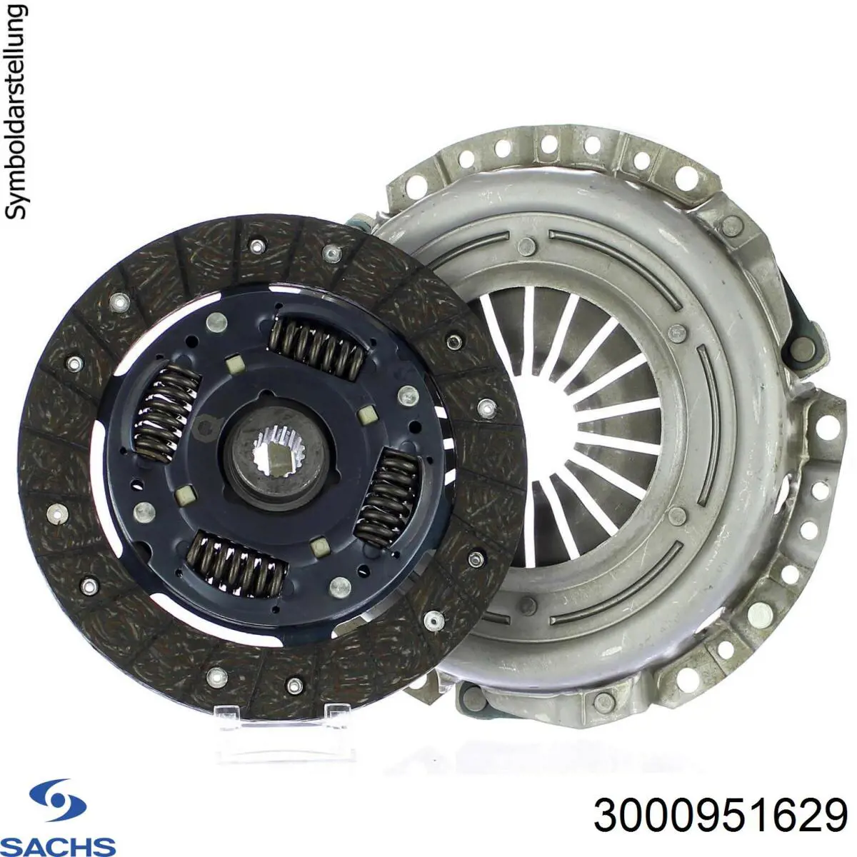 3000951629 Sachs kit de embraiagem (3 peças)