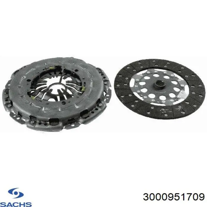 Купить 3000951709 Sachs Комплект сцепления (диск, корзина, подшипник)