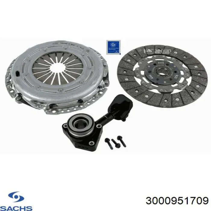 Комплект сцепления (3 части) Sachs 3000951709 цена, от 309.48 USD