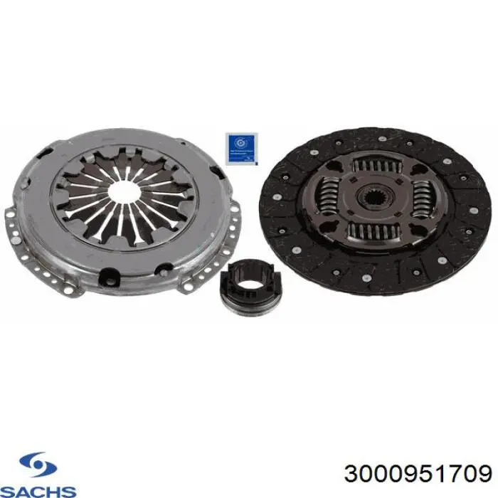 Комплект сцепления (3 части) Sachs 3000951709 цена, от 309.48 USD