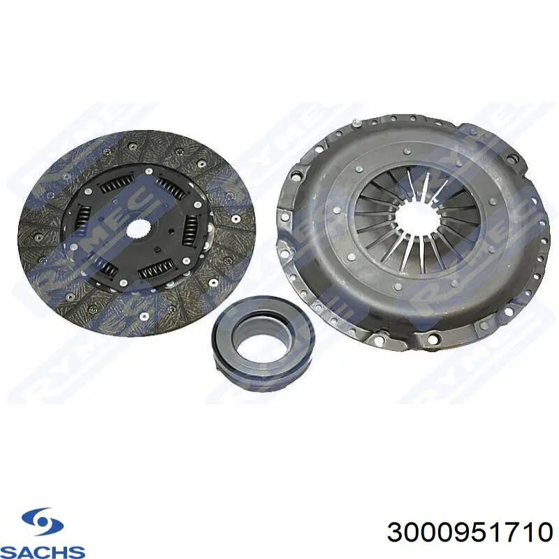 3000951710 Sachs kit de embraiagem (3 peças)