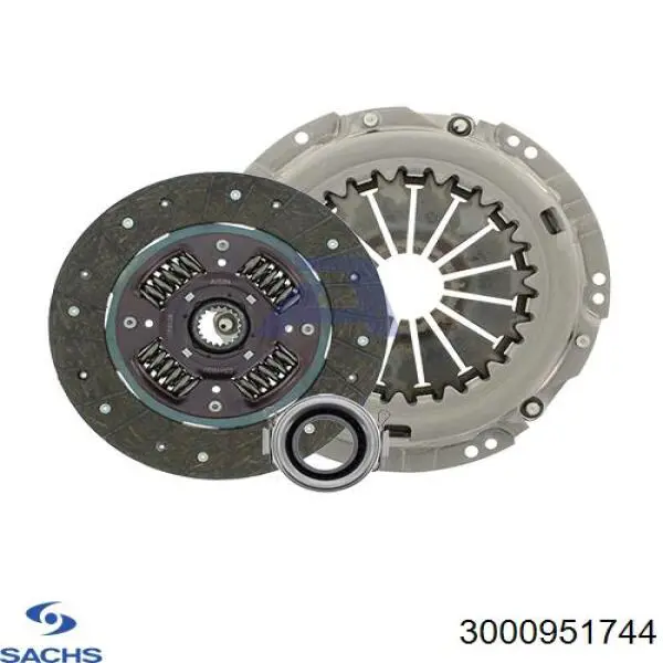 Купить 3000951744 Sachs Комплект сцепления (диск, корзина, подшипник)
