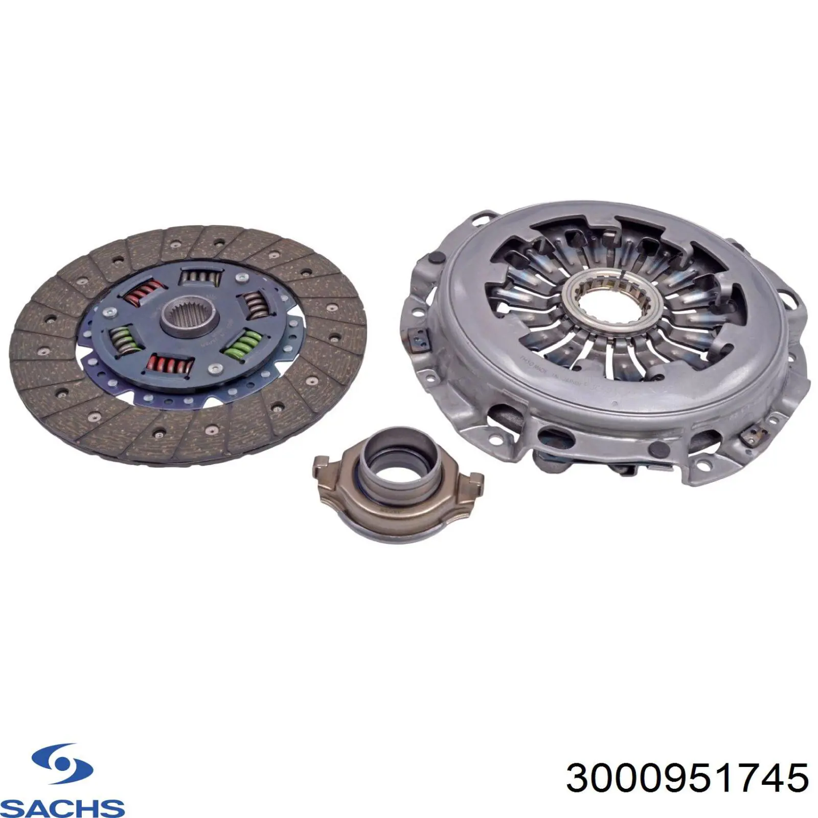 Комплект сцепления (3 части) Sachs 3000951745 цена, от 302.28 USD