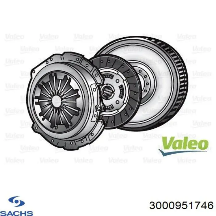 Комплект сцепления (3 части) Blue Print ADR163011 цена, от 125.83 USD