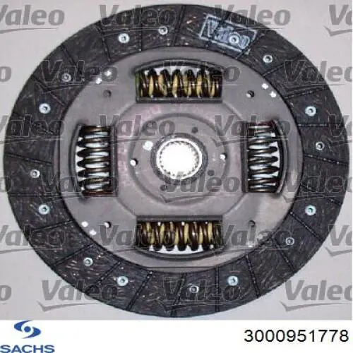 Комплект сцепления (3 части) Sachs 3000951778 цена, от 138.54 USD