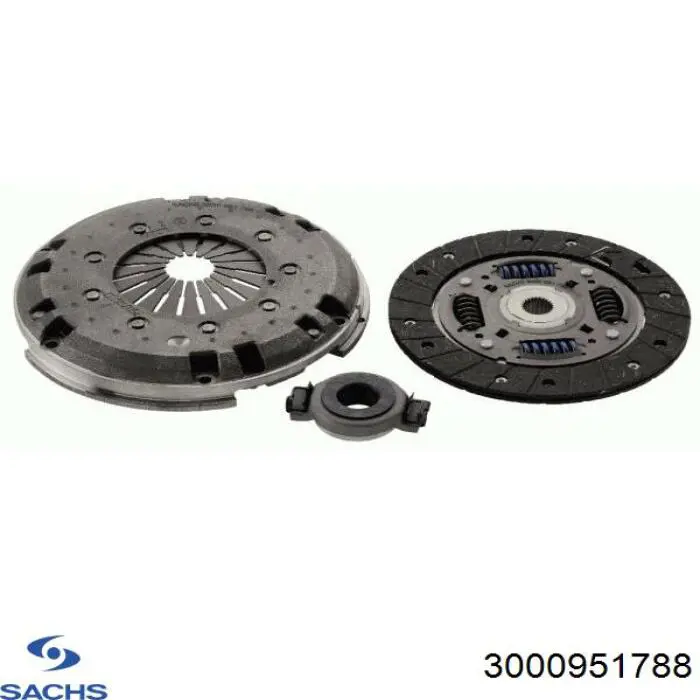 Комплект сцепления (3 части) Sachs 3000951788 цена, от 175.02 USD