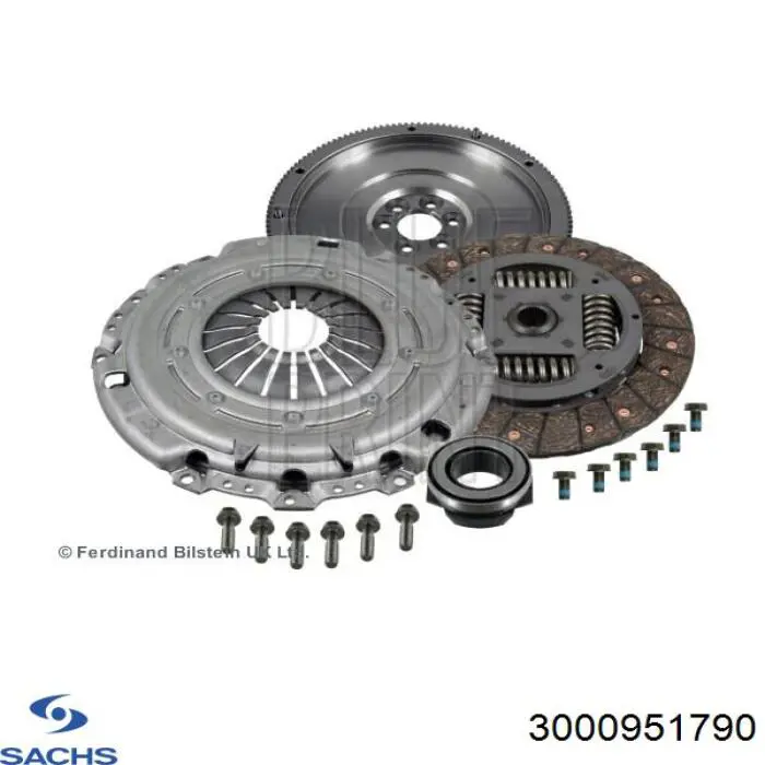 Купить 3000951790 Sachs Комплект сцепления (диск, корзина, подшипник)