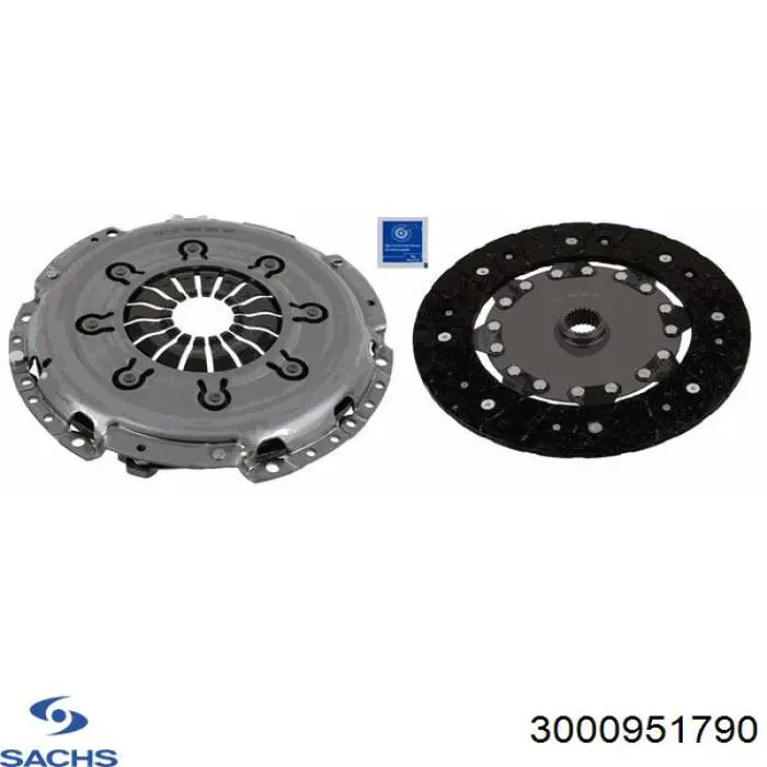 Комплект сцепления (3 части) Sachs 3000951790 цена, от 322.65 USD