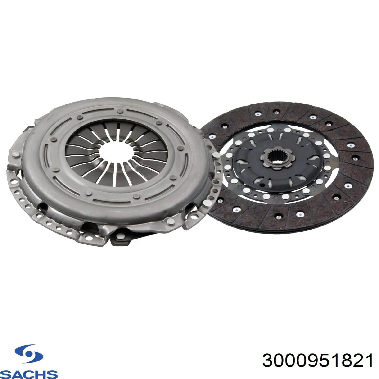 Комплект сцепления (3 части) Sachs 3000951821 цена, от 188.59 USD