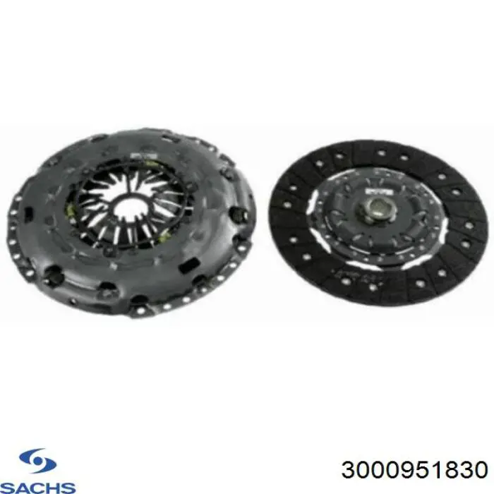 Купить 3000951830 Sachs Комплект сцепления (диск, корзина, подшипник)