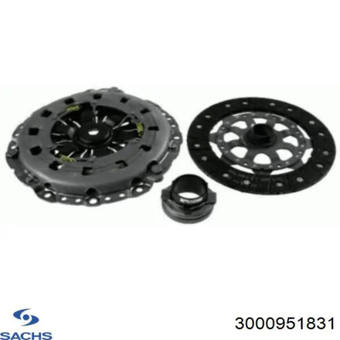 Комплект сцепления (3 части) Sachs 3000951831 цена, от 236.88 USD
