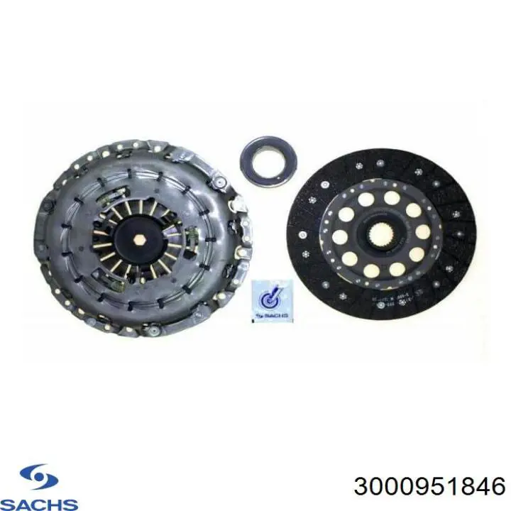 Комплект сцепления (3 части) Sachs 3000951846 цена, от 245.64 USD